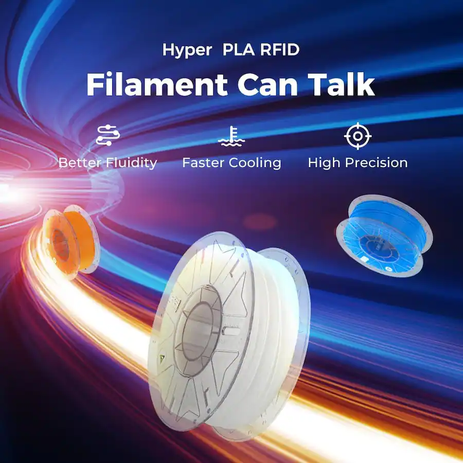 Rfid Creality Creality Hyper PLA RFID Filament Green 3301010468 - Best Buy