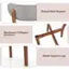 Robust Back Support Reinforced X-Shaped Structure Stable Support Legs