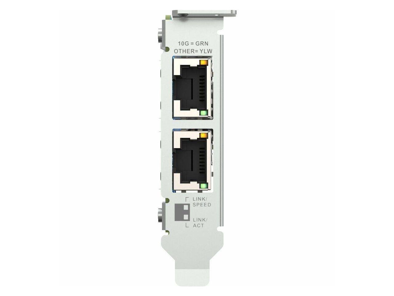 10G = GRN  
OTHER = YLW  

LINK/SPEED  
LINK/ACT