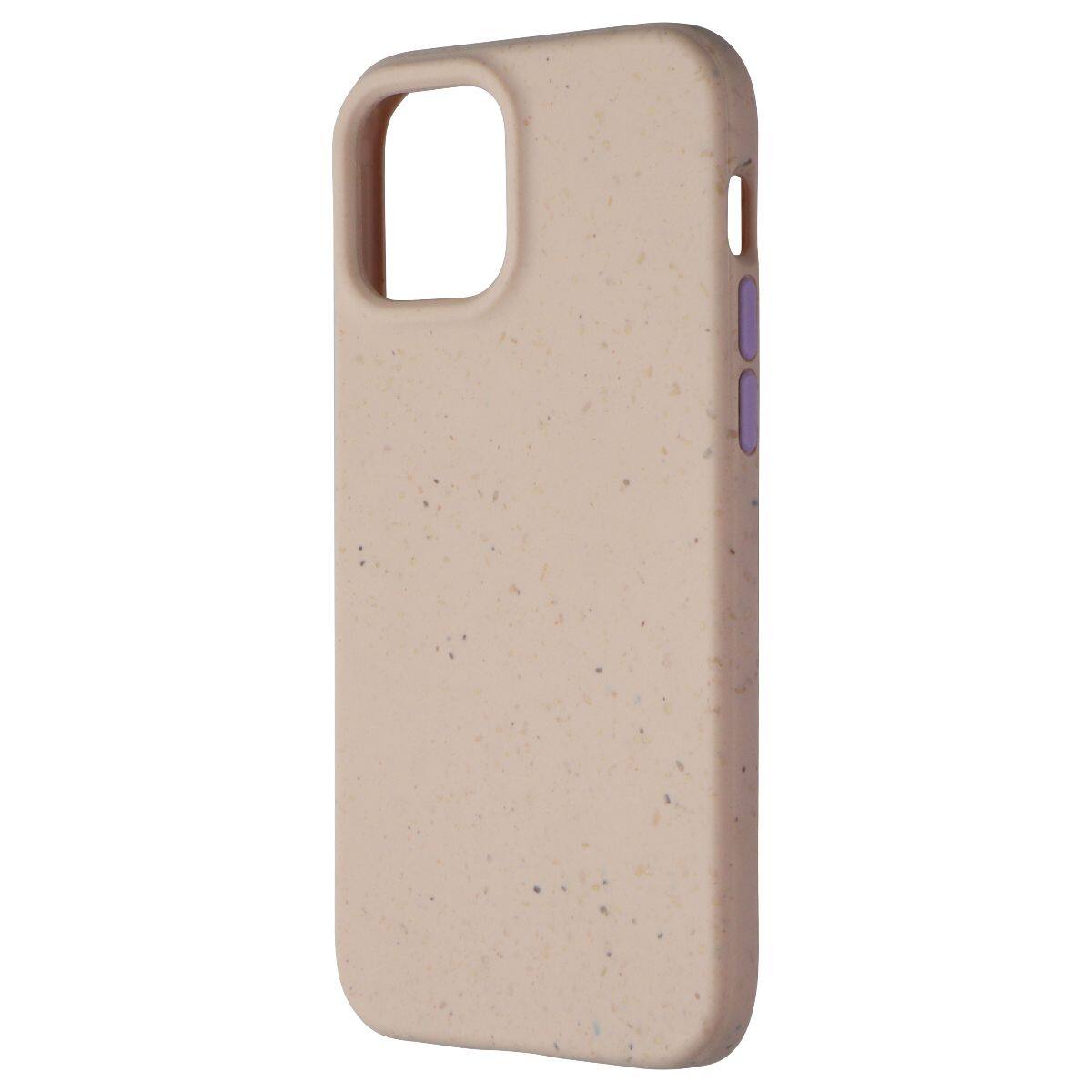 Front. Tech21 - Tech21 EcoSlim Series Soft Case for Apple iPhone 12 and iPhone 12 Pro - Mango - Orange.