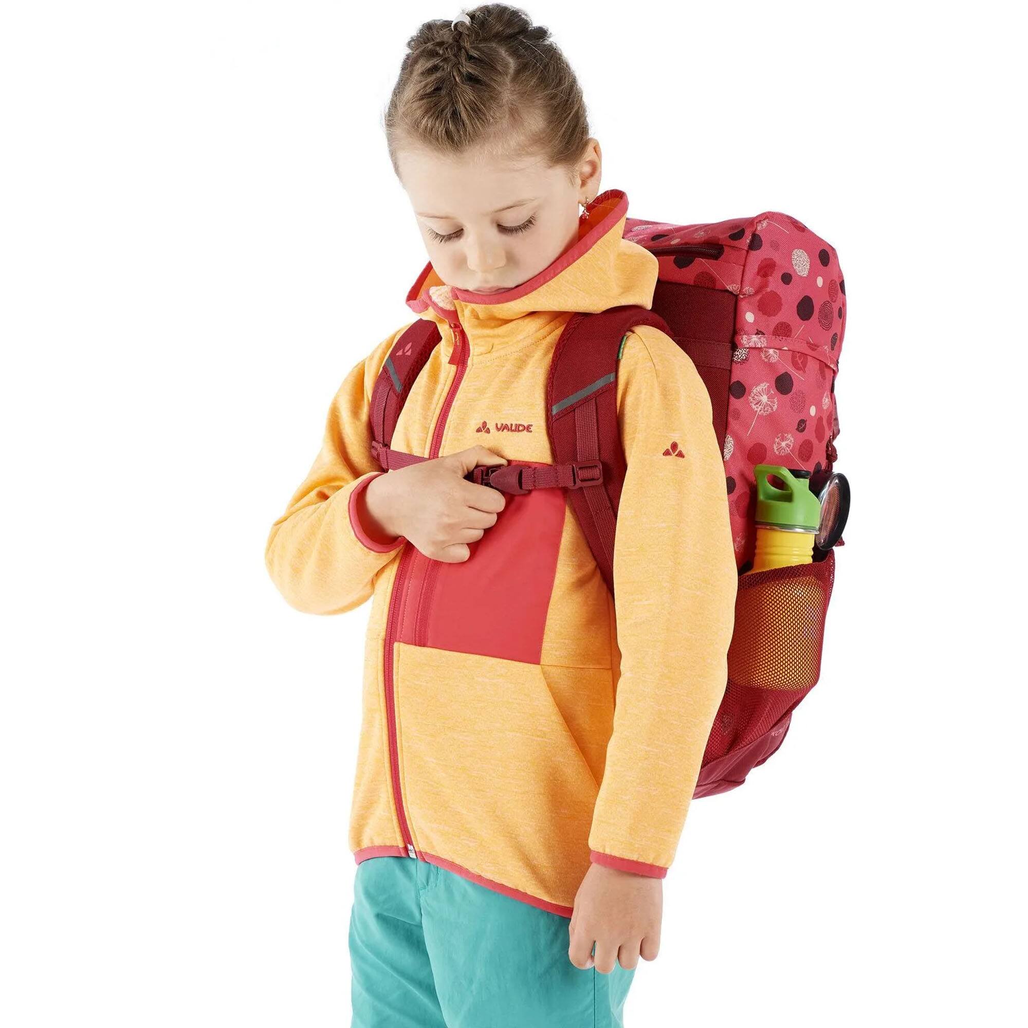 Alt View 4. VAUDE - Vaude Puck 14 Children's Backpack - Bright Pink/Cranberry - Bright Pink/Cranberry.