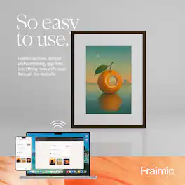 Fraimic - Standard 13.3" Smart AI Digital Canvas Display and Frame