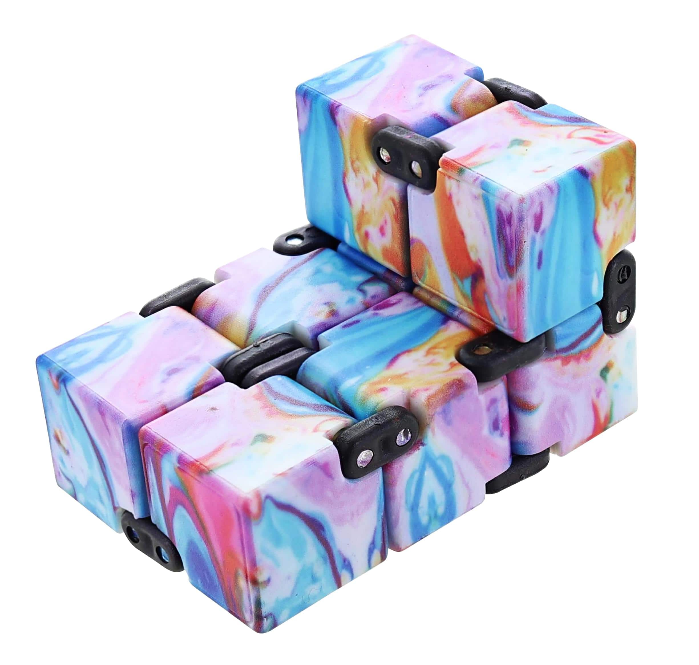 Toynk - Infinity Cube Plastic Fidget Toy Blocks - Blue price history on PriceWatchPro