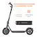 10" pneumatic tyre easily tackle different roads
climb 15% of the slope
dual braking system
6.3" wider deck