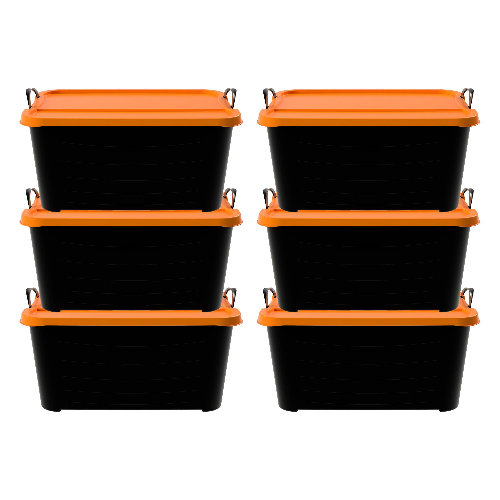 Black/Orange