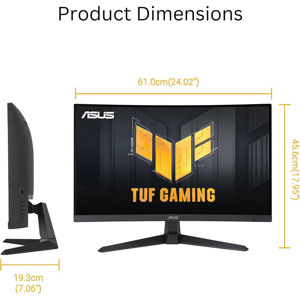 Product Dimensions

- Width: 61.0 cm (24.02")
- Height: 45.6 cm (17.95")
- Depth: 19.3 cm (7.06")