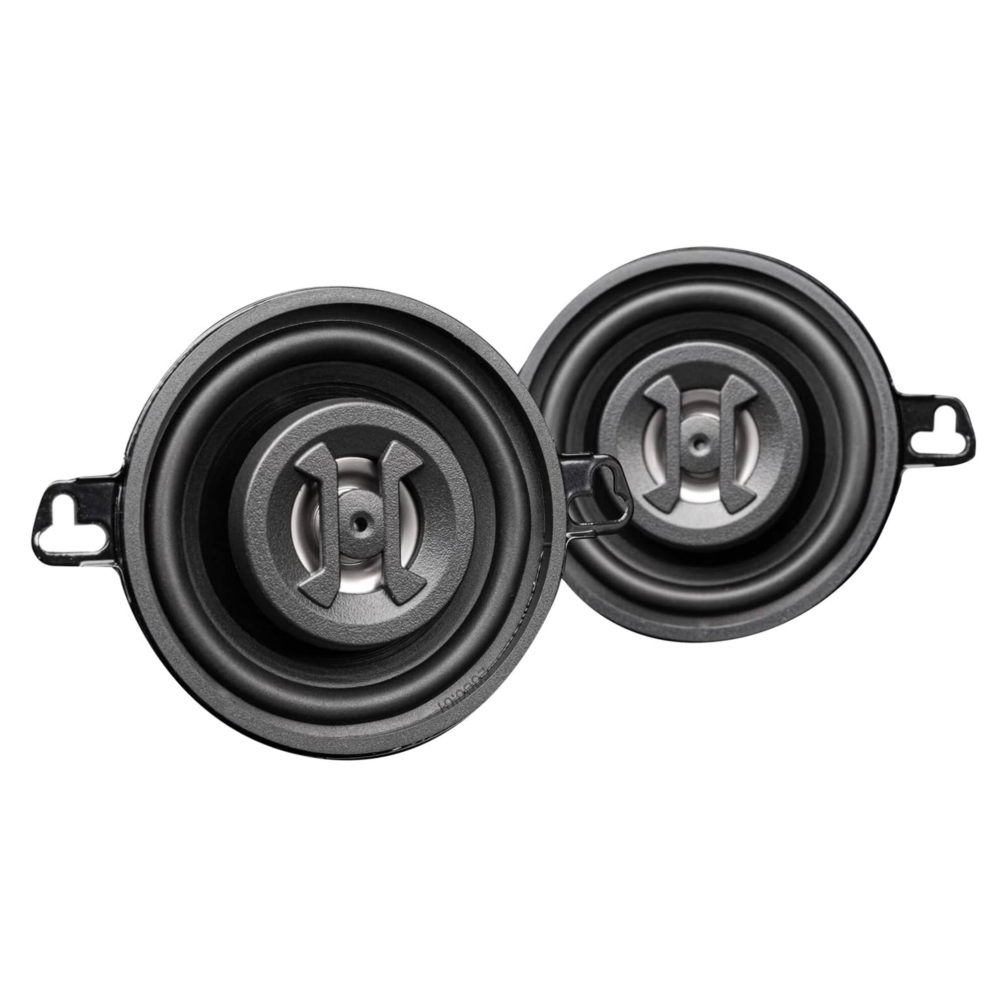 Hifonics - Zeus ZS35CX 3.5 Inch 2 Way 125W Car Audio Coaxial Speakers, Pair - Black