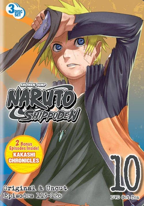Front. Naruto Shippuden Uncut Set 10 (DVD Boxed Set) [DVD].