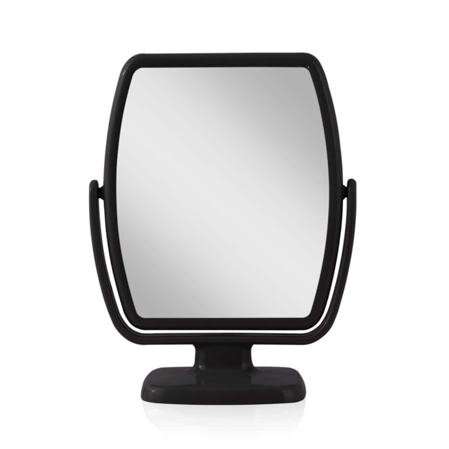 Zadro - Geo, Makeup Mirror with 5X/1X Magnifications - Black