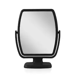 Zadro - Geo, Makeup Mirror with 5X/1X Magnifications - Black