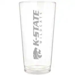 Great American Products - Kansas State Wildcats Etched 16oz. Vertical Rally Cry Pint Glass - Multicolor