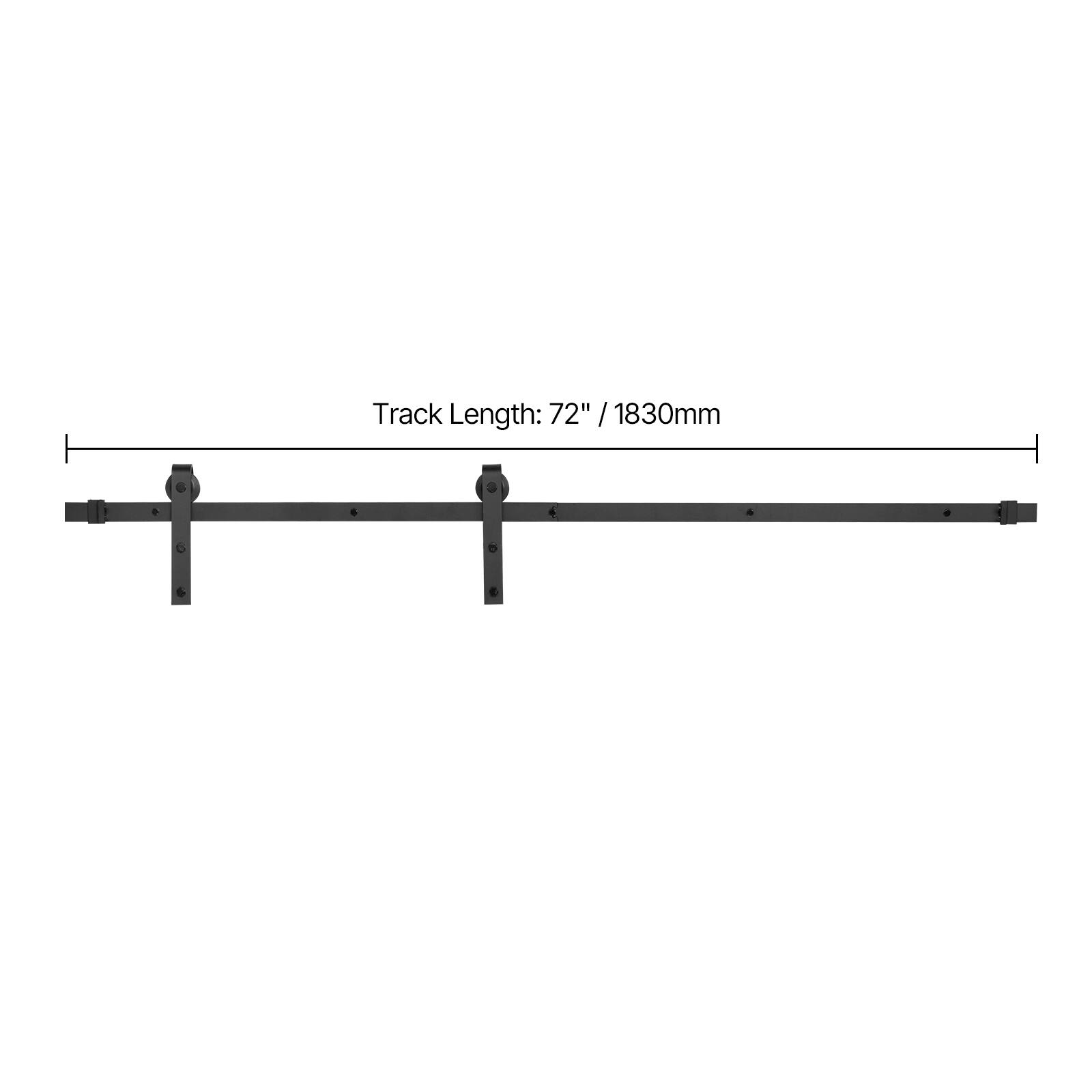 Track Length: 72" / 1830mm