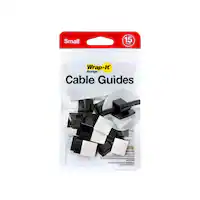Wrap-It Storage - Cable Guides - Black - Angle_Zoom