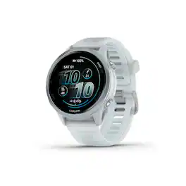 Garmin - Forerunner 570 GPS Smartwatch 42 mm Aluminum - Cloud Blue Aluminum - (2025)