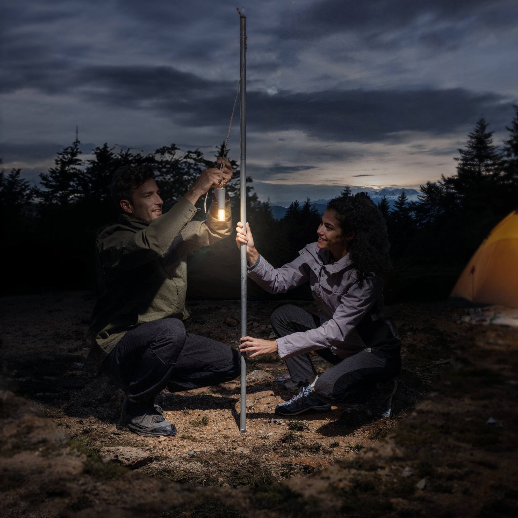 Alt View 16. Anker - SOLIX C800X Portable Power Station 768Wh/1,200W w/ Camping Lights - Black - Black.