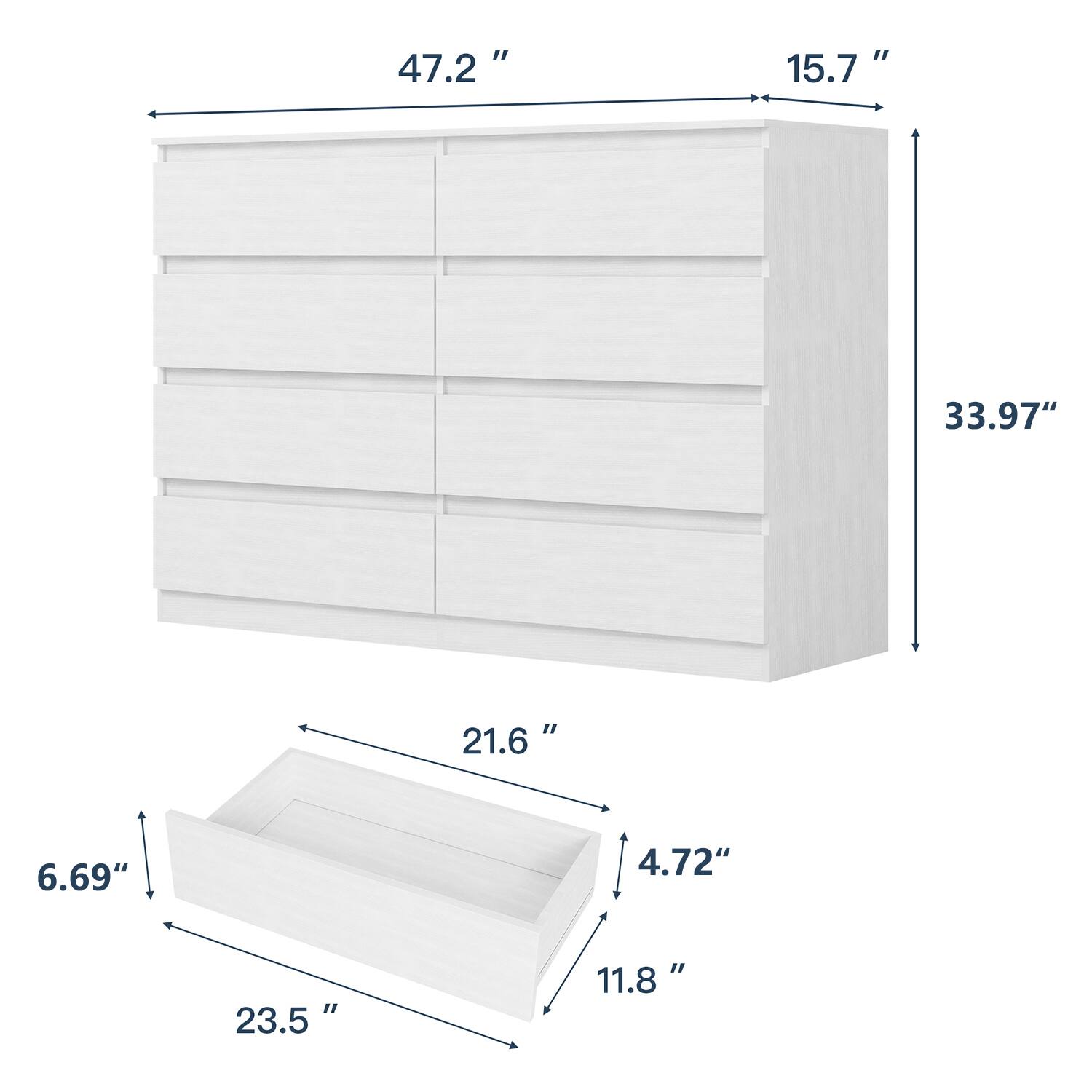 47.2"  
15.7"  
33.97"  
21.6"  
6.69"  
4.72"  
23.5"  
11.8"