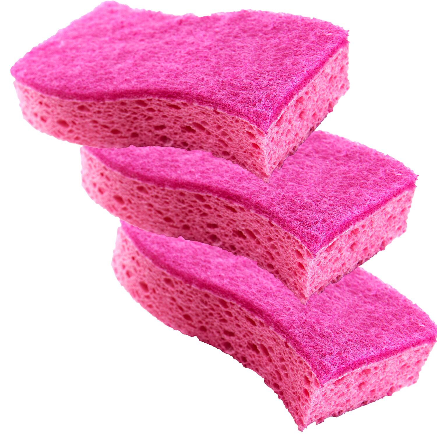 Angle. Scotch-Brite - Scotch-Brite Delicate, Light Duty Sponge For Multi-Purpose 4.4 in. L 3 pk.
