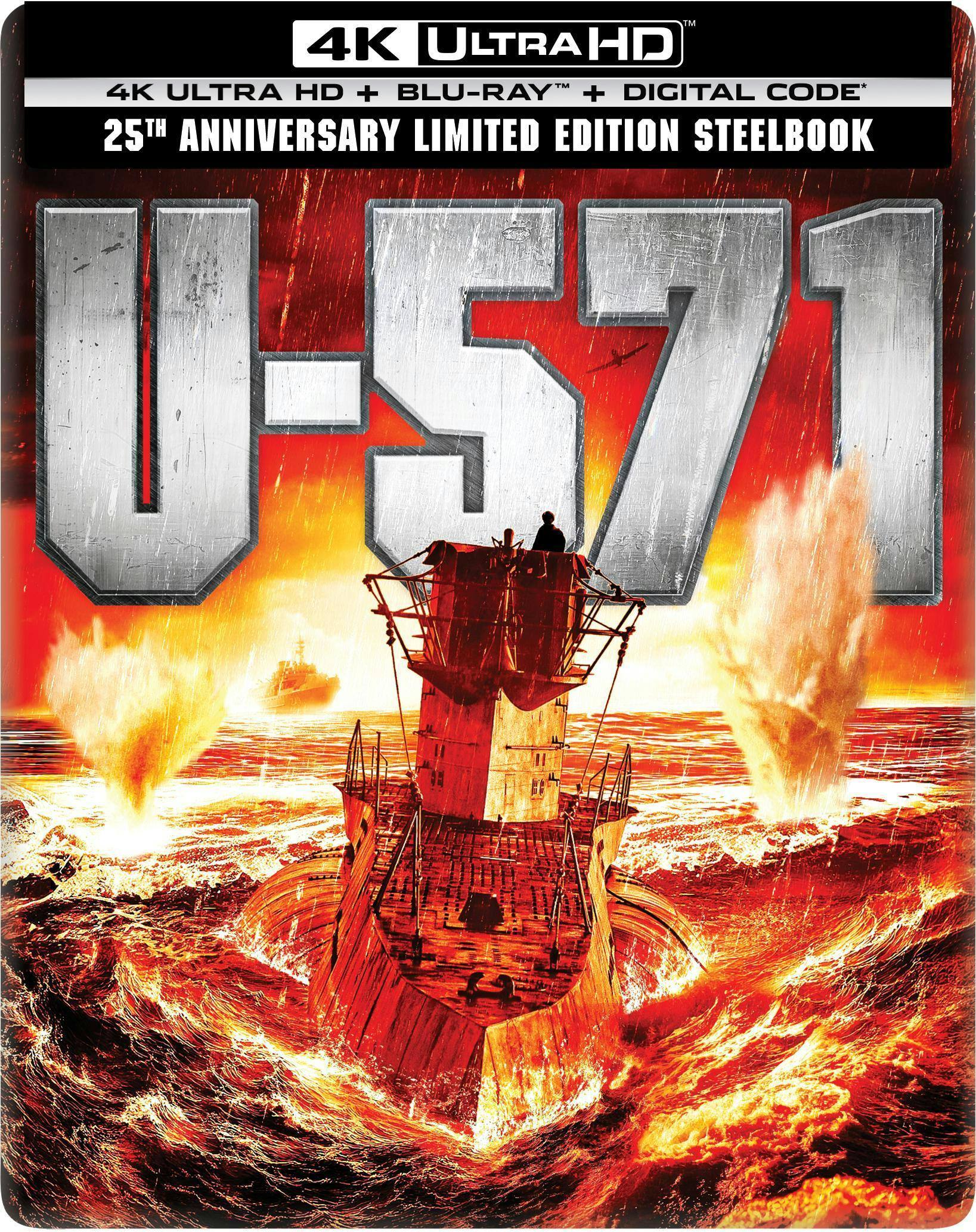 Angle. U-571 (25th Anniversary Edition) (Steelbook)   - 4K Blu-Ray.