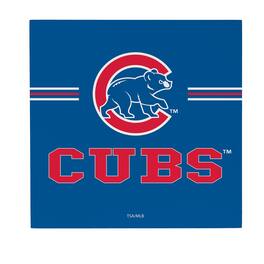 Evergreen Enterprises - Chicago Cubs 12" x 12" Wood Wall Sign - Multicolor