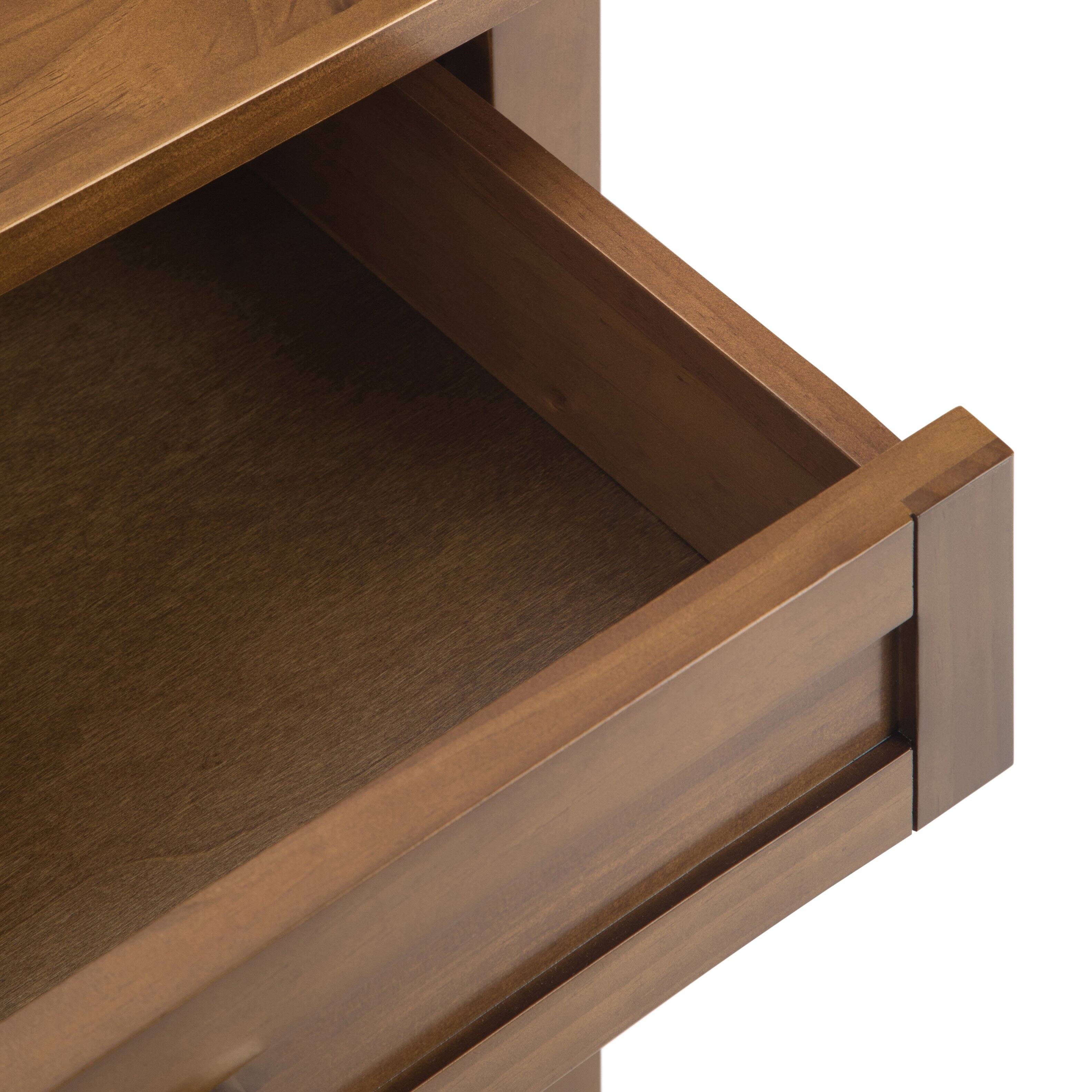 Alt View 2. Simpli Home - Warm Shaker 24 inch Solid Wood Transitional Night Stand in Light Golden Brown (Set of 2) - Light Golden Brown.