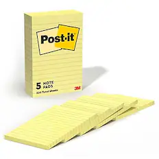 Post-it Note
5 Pads
500 Total Sheets
3M