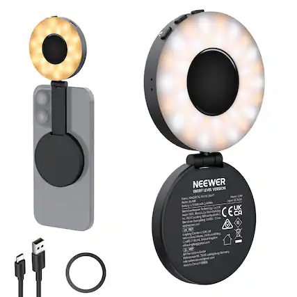 NEEWER ENTRY LEVEL VERSION
MAGNETIC SELFIE LIGHT
Power: 15W
Name: OCSUTA
Model: NLAIR
Input: DC5V 1A
Battery: 17V
Netuer Technology Co., Ltd
Shenzhen Neeewer Technology Co., Ltd
Room 1900, Block A, Distri, Rol 10,
Shenzhen Guangdong 518011, China
UK REP: Linglong 1 Churchill Way,
International House, CM2HE United Kingdom
Email: lingferg@gmail.com
EC REP: NN Formations GmbH,
Holznerstrasse 98, 81549 München, Germany
Email: info@nn-formations.com
Made in China