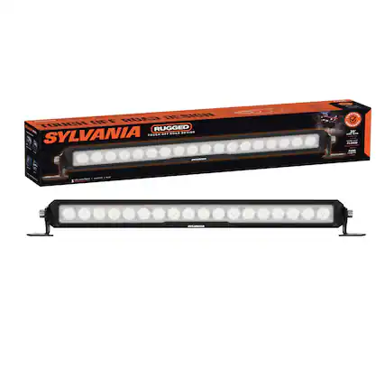 TOUGH OFF ROAD DESIGN
SYLVANIA
RUGGED
TOUGH OFF ROAD DESIGN
LED BAR
20"
FLOOD
7200 LUMENS
12V DC
1 ROW
12 LEDs