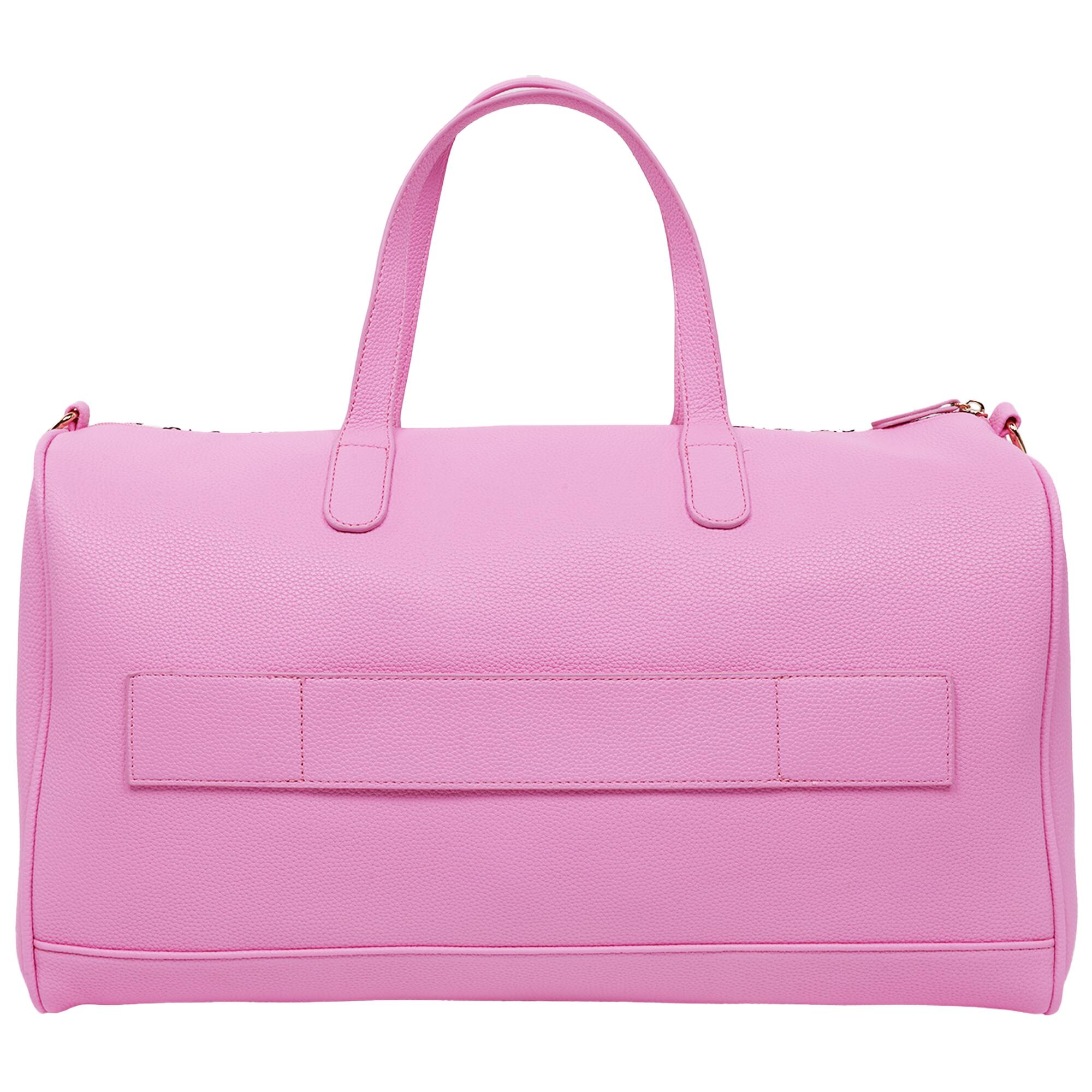 Back. Ful - Sanrio Hello Kitty Pink & White Weekender Duffel Bag - RED.