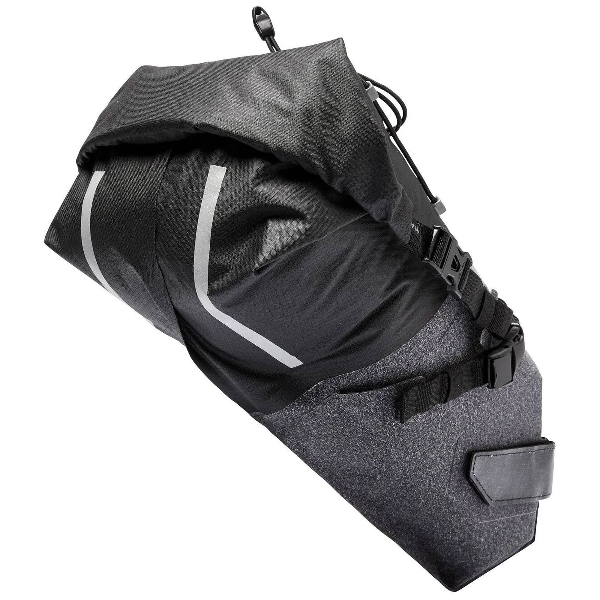 Alt View 1. VAUDE - Vaude Trailsaddle Compact Waterproof Bikepacking Saddle Bag - Black Uni - Black Uni.