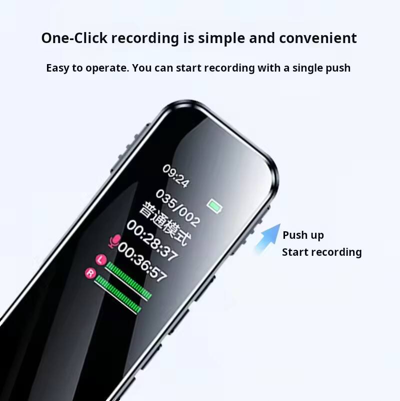 One-Click recording is simple and convenient

Easy to operate. You can start recording with a single push

Push up
Start recording

09:24
035/002
00:28:37
00:36:57