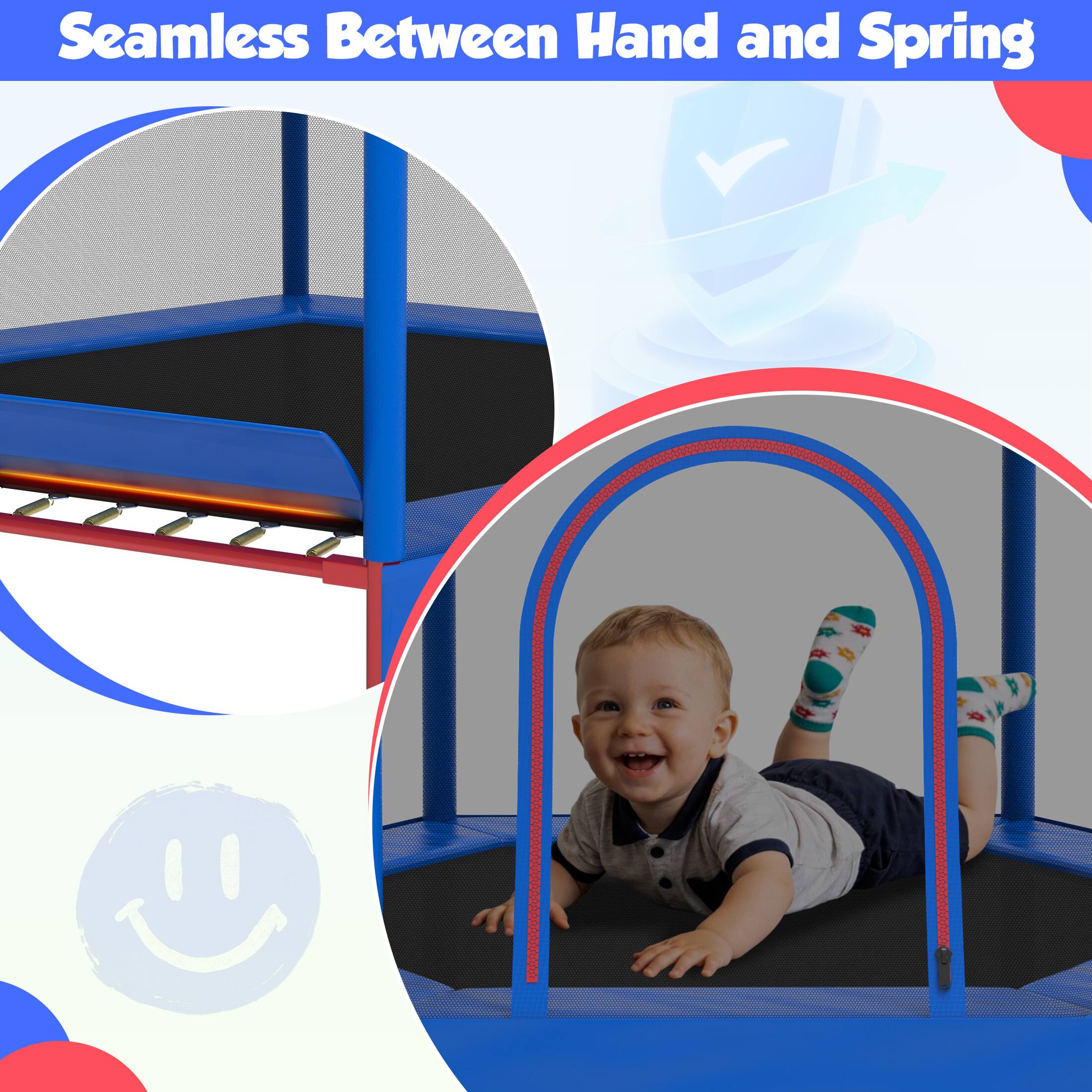 Seamless Between Hand and Spring