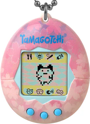 Front. Bandai - Bandai Namco - Tamagotchi - Original - Gen1 Sakura - Collectibles - Multicolor.