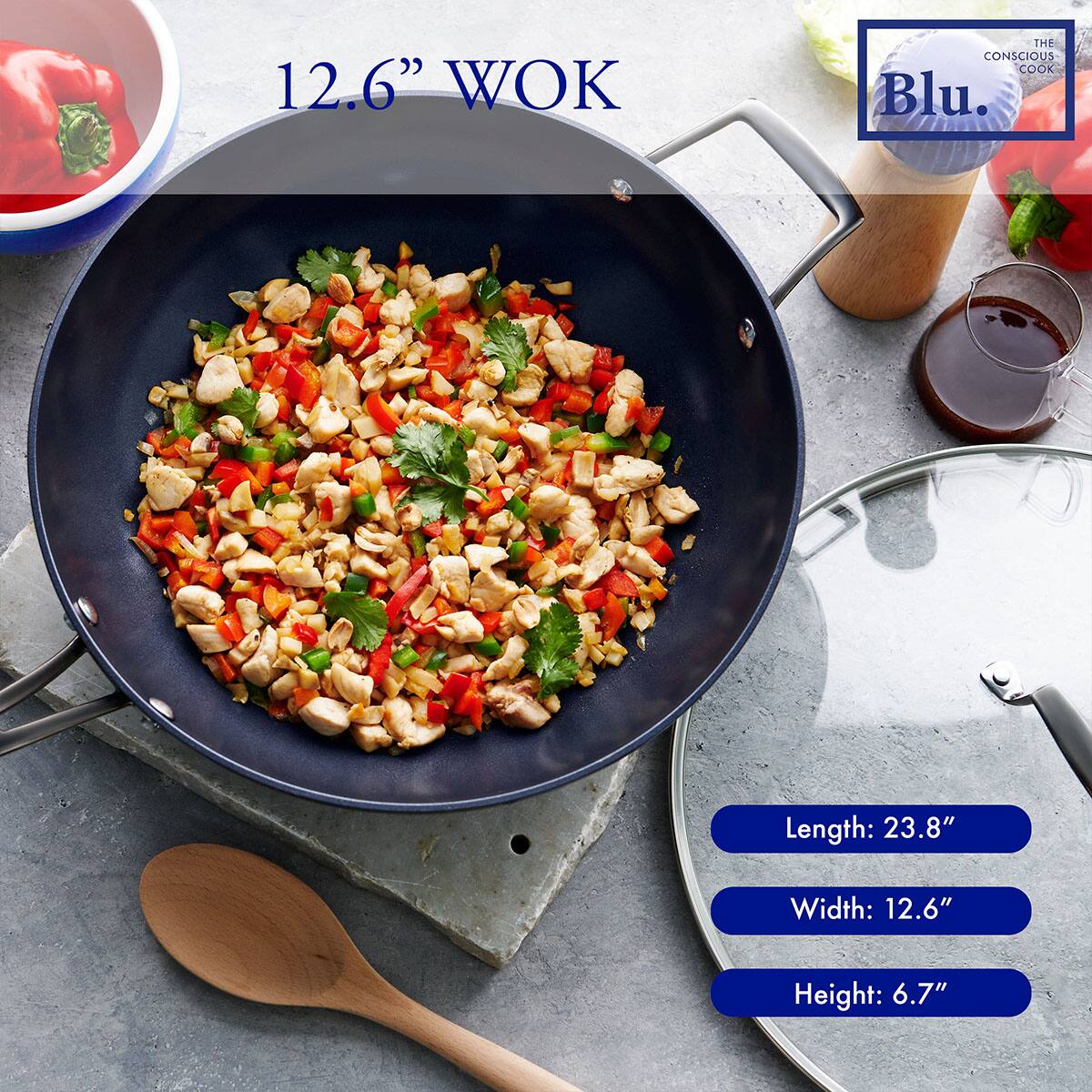 12.6" WOK

Length: 23.8"
Width: 12.6"
Height: 6.7"