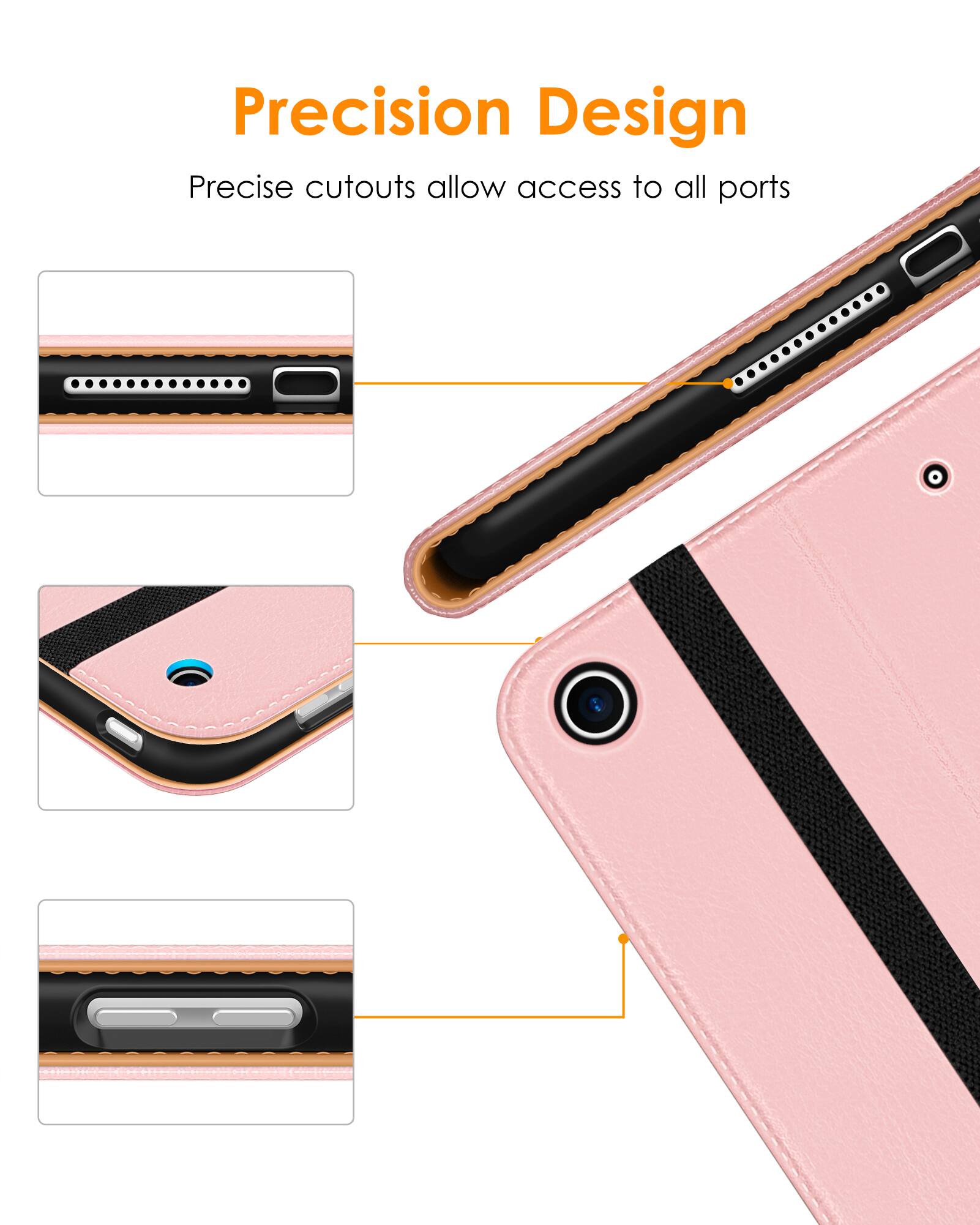 Precision Design  
Precise cutouts allow access to all ports