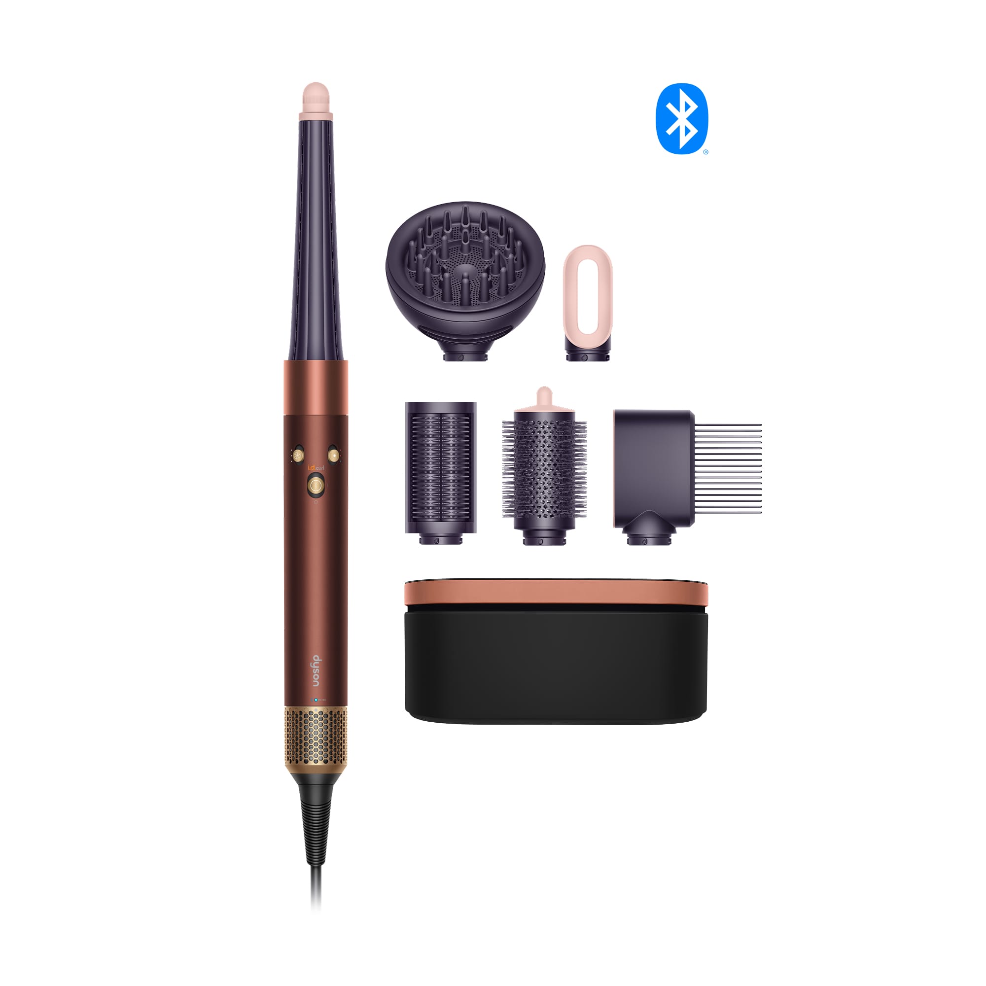 Dyson - Limited Edition Airwrap i.d. Multi-Styler And Dryer for Curly + Coily Hair - Plum / Copper