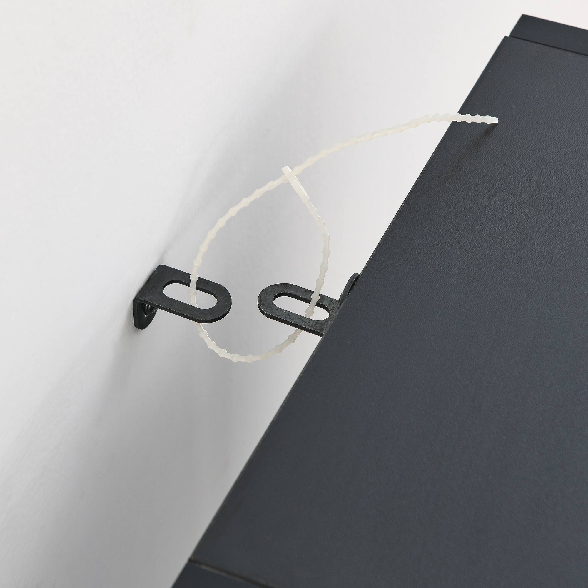 Alt View 5. Spaco - 2 Drawer Mobile File Cabinet with Lock,Steel Filing Cabinet for Legal Letter A4 F4 Files,Fully Assembled for Home Office - White.