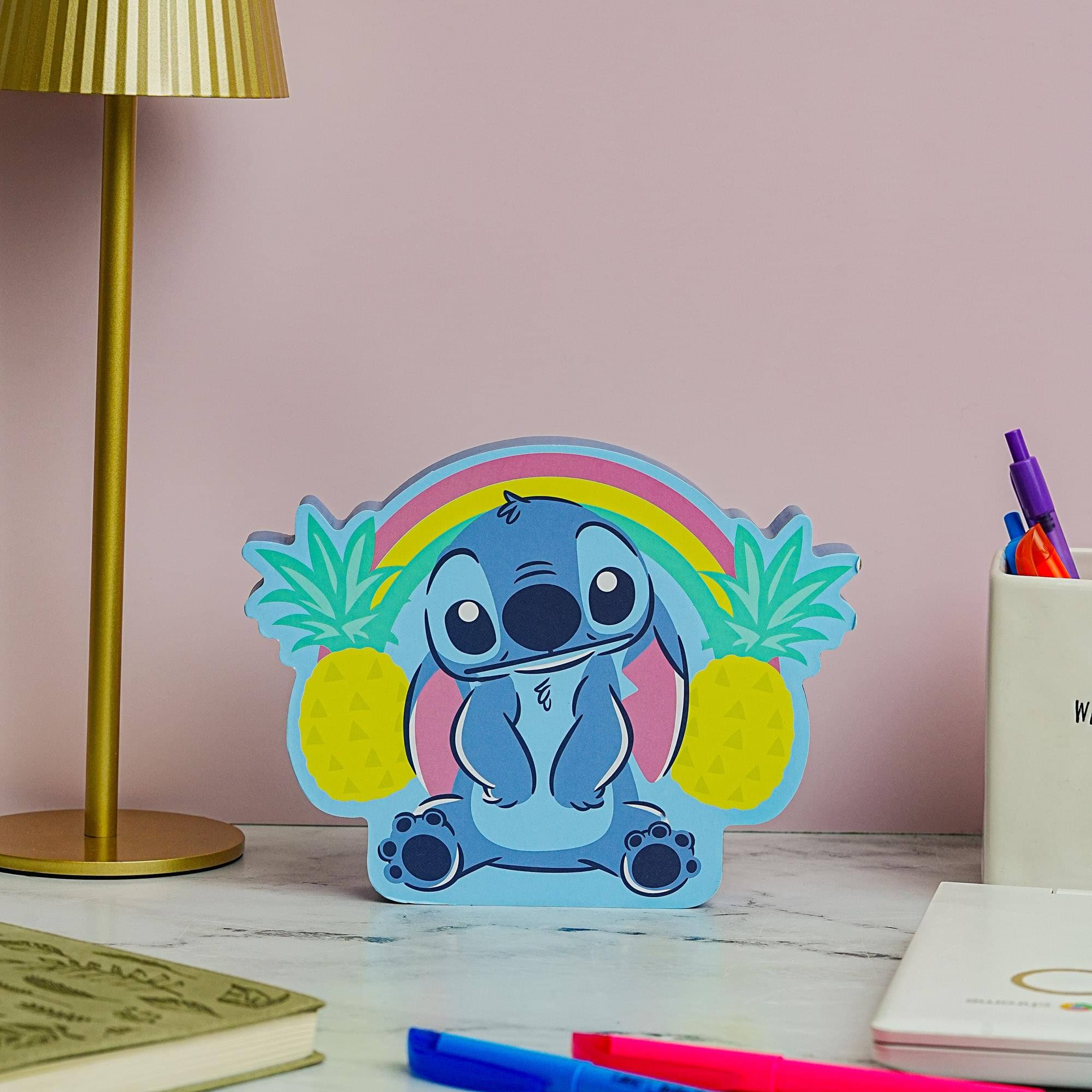 Alt View 10. Silver Buffalo - Disney Lilo & Stitch Pineapples Die-Cut Wooden Wall Art | 6 x 8 Inches - Blue.