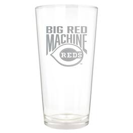 Great American Products - Cincinnati Reds Etched 16oz. Rally Cry Pint Glass - Multicolor