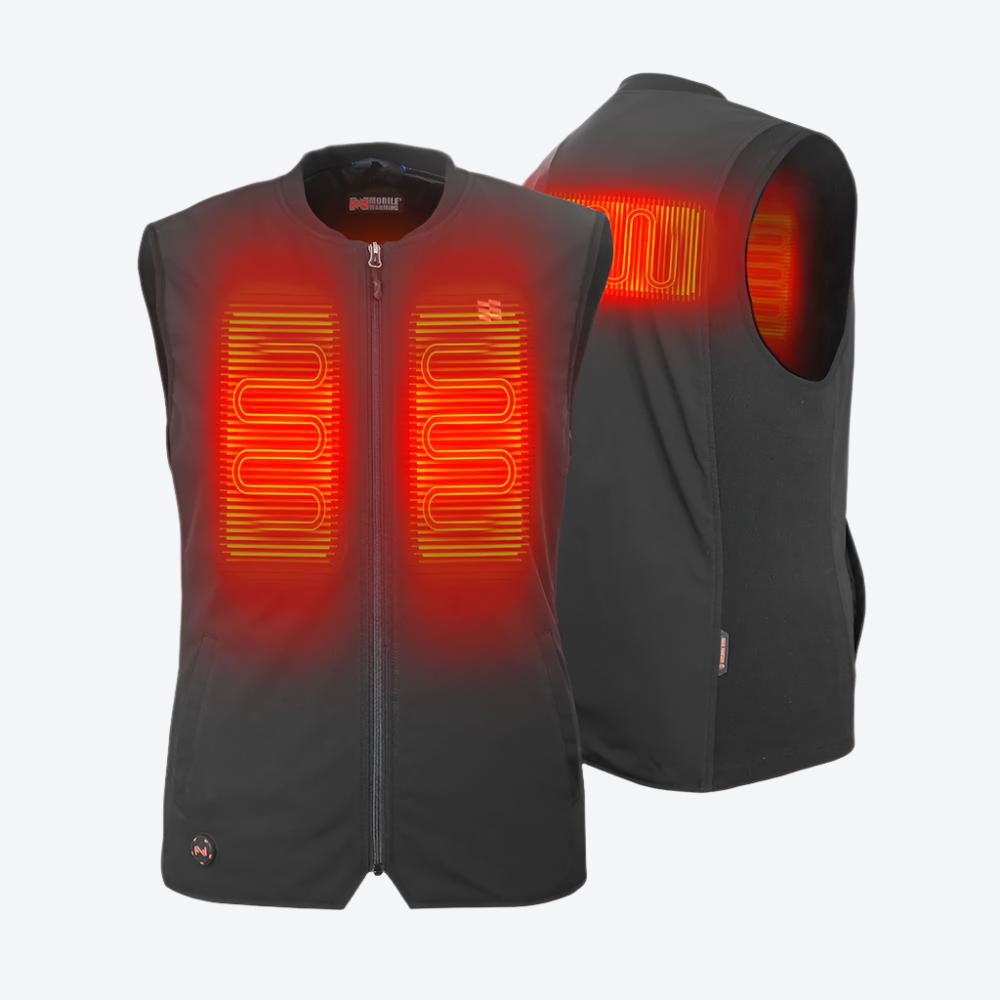 Alt View 1. Mobile Warming - Unisex Peak Heated Vest - Black.