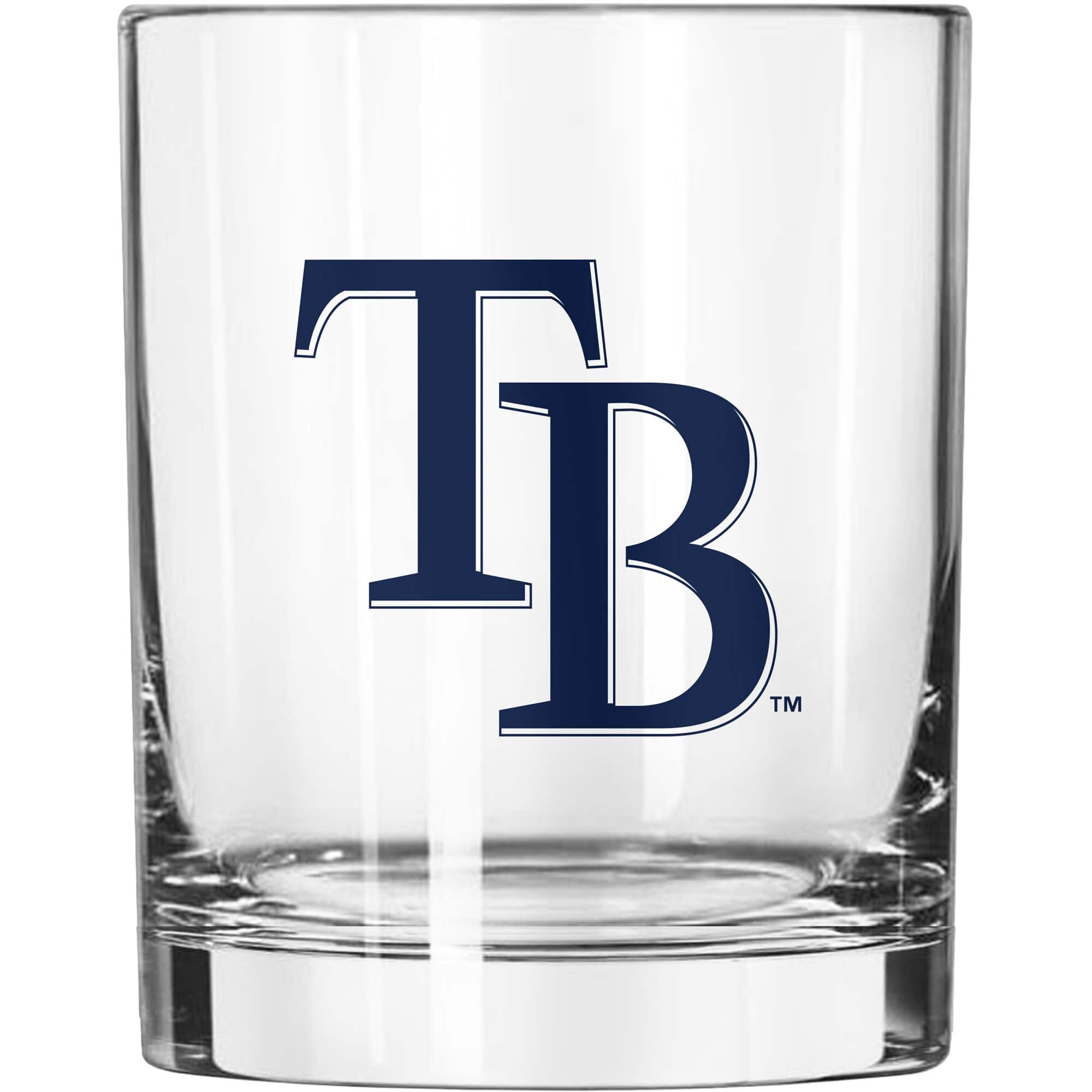 Front. Logo Brands - Tampa Bay Rays 14oz. Game Day Rocks Glass - Multicolor.