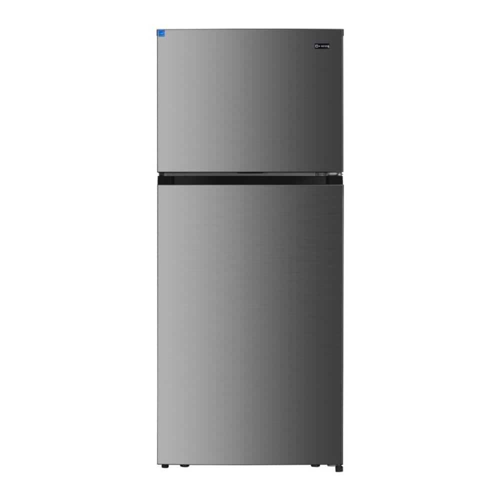 Verona - 28 inch Top Freezer Refrigerator with 17.6 cu. ft. Total Capacity - Stainless Steel Look price history on PriceWatchPro