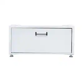 Equator - 24in Laundry Pedestal 11in tall + Rollout Storage Drawer Adjustable feet