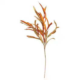 BreeBe - Soft Touch Tucson Yucca Leaves Branch - 36" - Cream, Orange