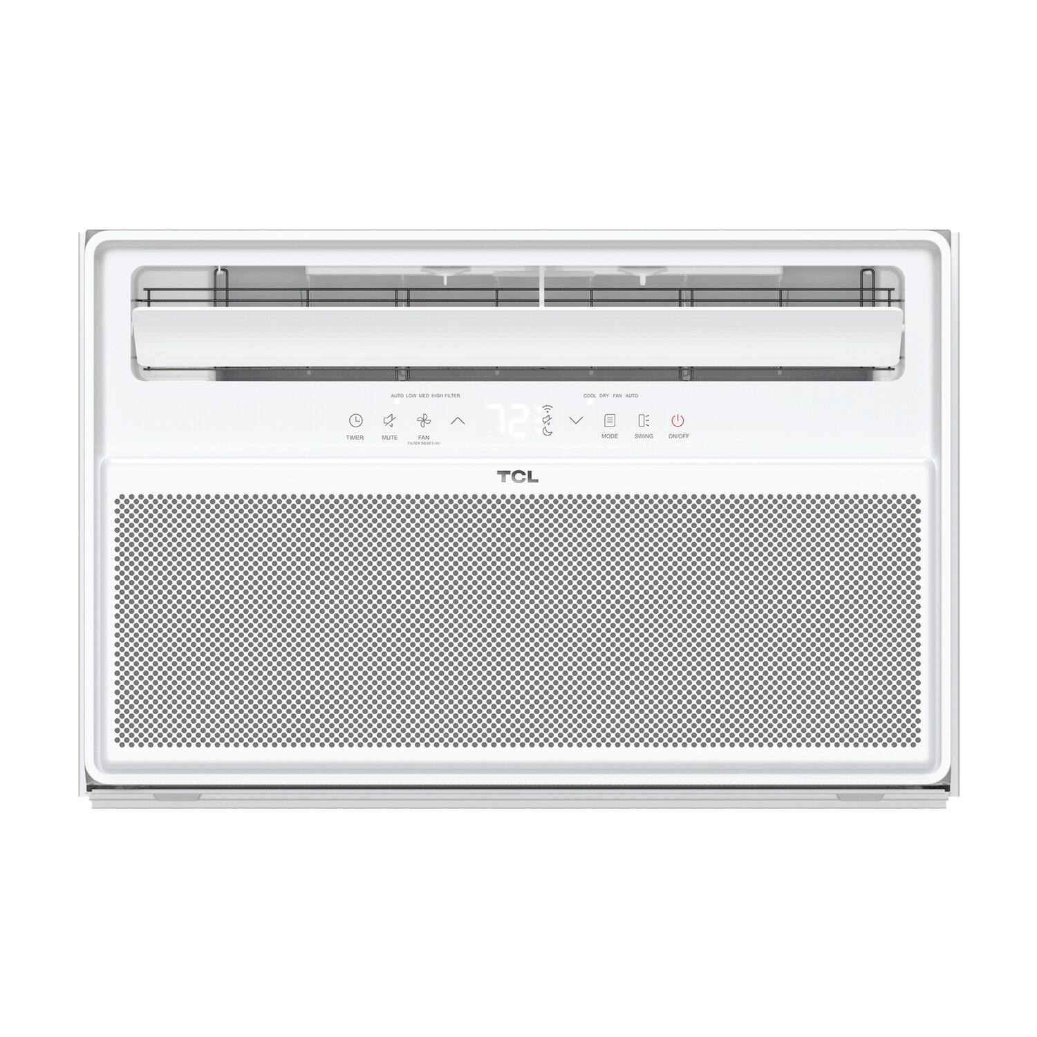 Alt View 6. TCL - 550 Sq. Ft. 12,000 BTU Smart Inverter Window Air Conditioner with Supplemental Heat Function - White.
