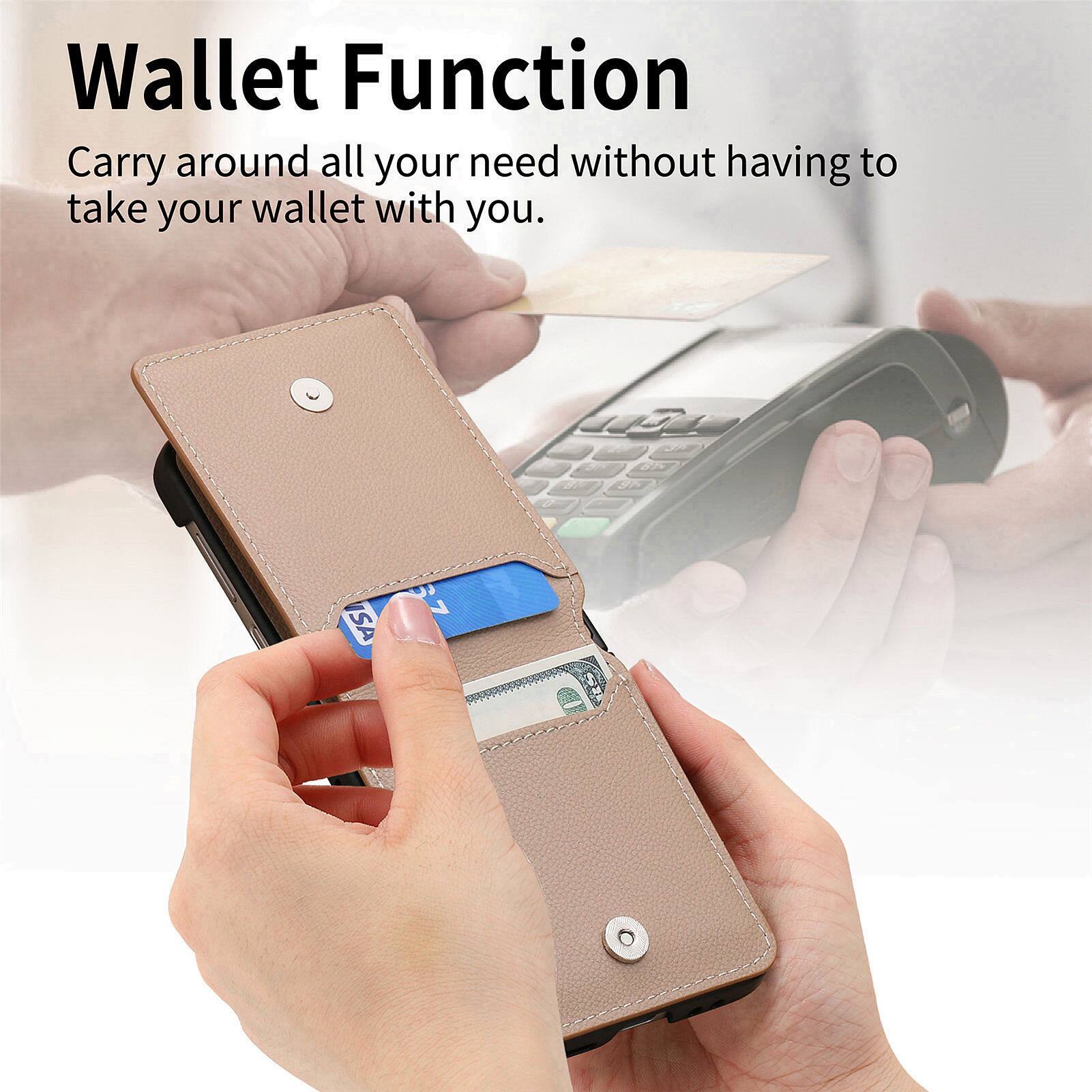 Wallet Function  
Carry around all your need without having to take your wallet with you.