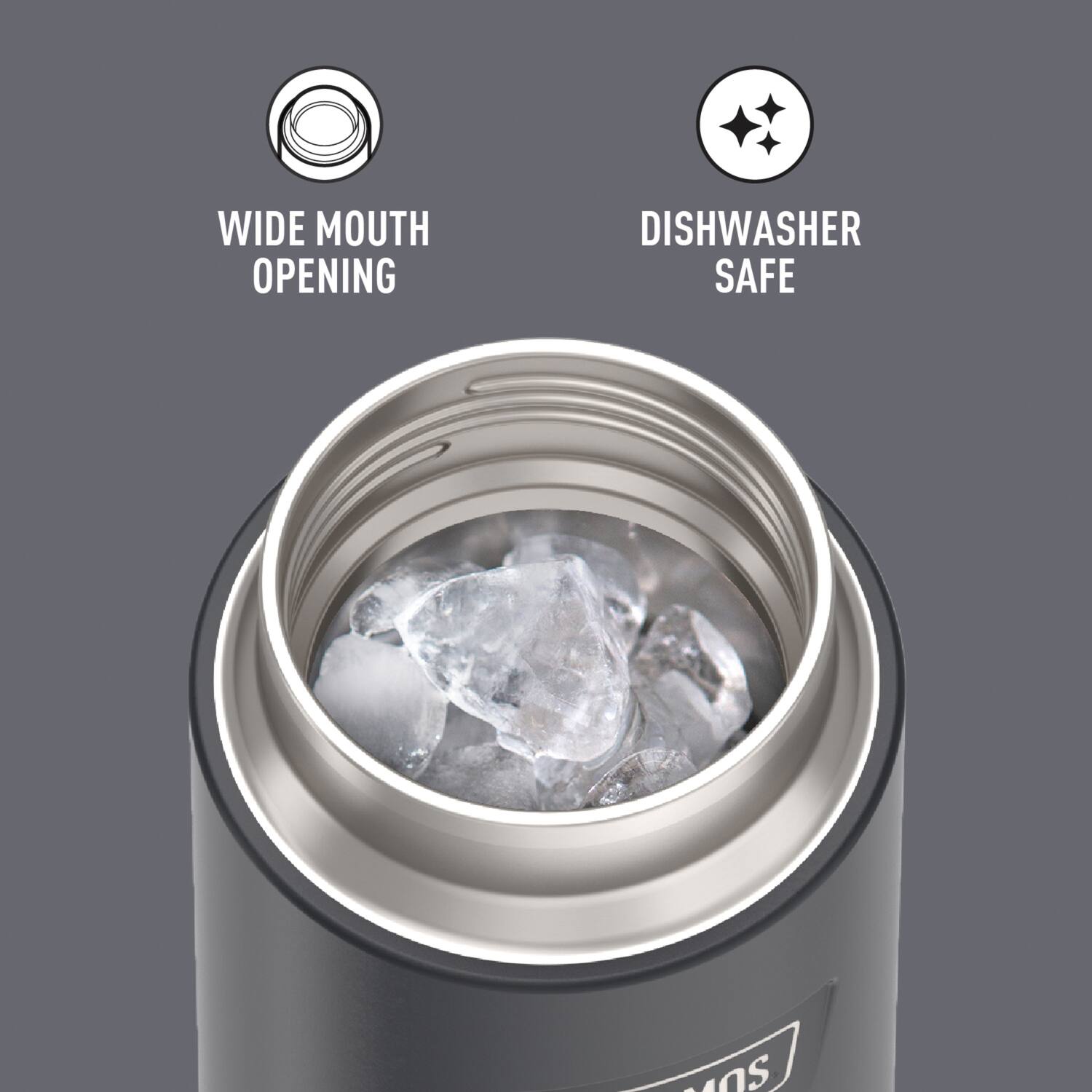 WIDE MOUTH OPENING  
DISHWASHER SAFE