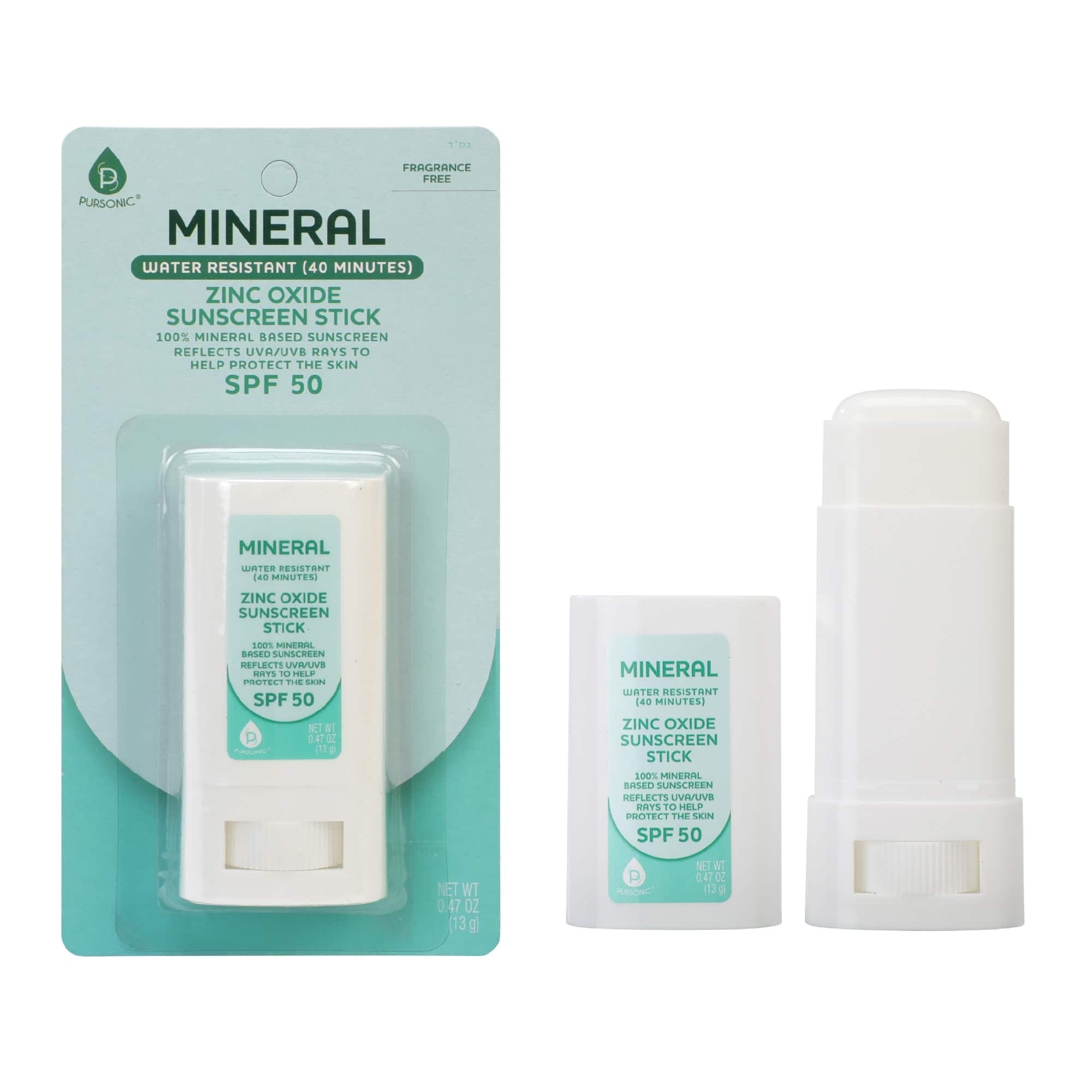 Pursonic - Mineral Zinc Oxide Sunscreen Stick SPF 50 – Broad Spectrum Sun Protection price history on PriceWatchPro