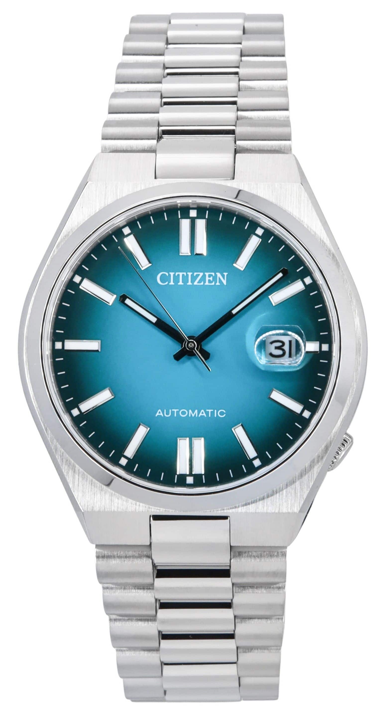 Citizen Tsuyosa Stainless Steel Turquoise Dial Automatic NJ0151