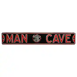 Authentic Street Signs - Toronto Raptors Man Cave Steel Street Sign - Multicolor