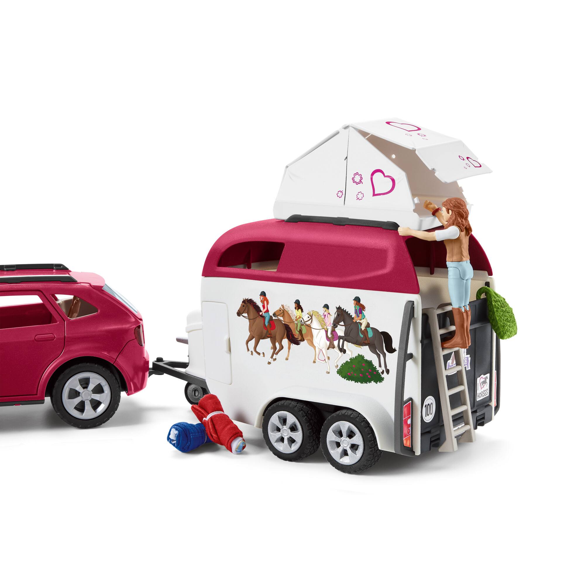 Alt View 4. Schleich - Horse Adventures With Car & Trailer.